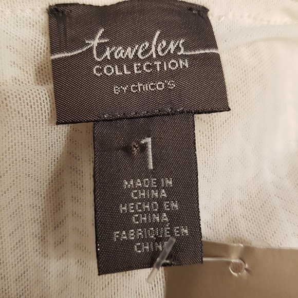 Chico's Traveller's women's size 1 or Medium zebra tank NWT - Picture 5 of 7